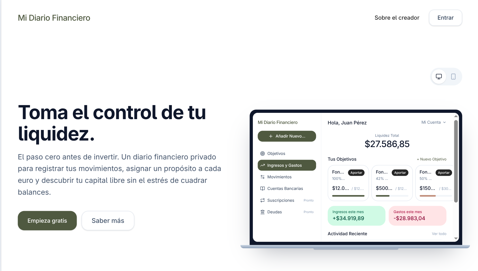 Mi Diario Financiero